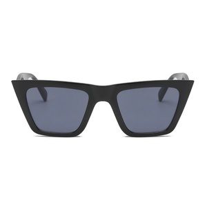 Women’s Black Square Cat Eye Sunglasses